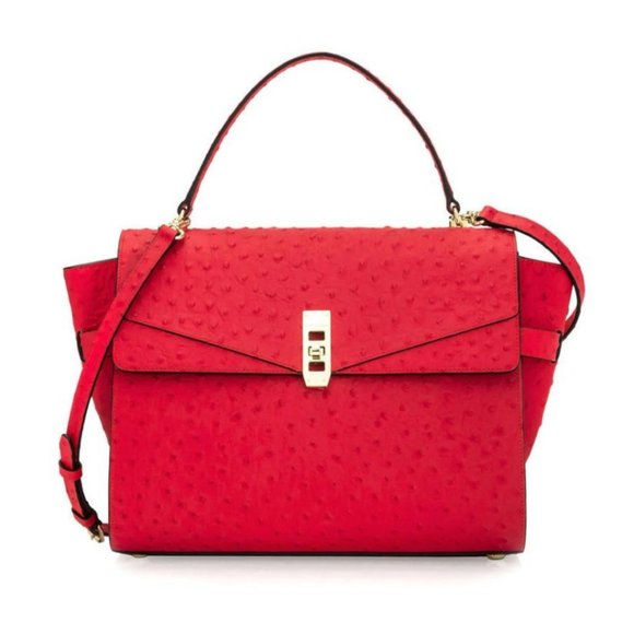 henri bendel Handbags - Henri Bendel Uptown Ostrich Satchel